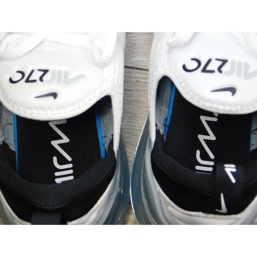 Nike Air Max 270 White Black Mens Size 7 US Running Shoes Sneakers AH8050-100 NI - Picture 8 of 11
